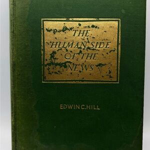 Green Hardcover Book by Edwin C. Hill